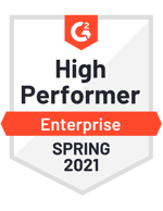 G2- High Performer Enterprise Spring 2021